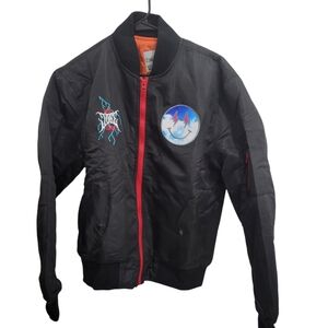 J. Balvin Mens Bomber Jacket Sz Small 2022 Jose Tour New Black